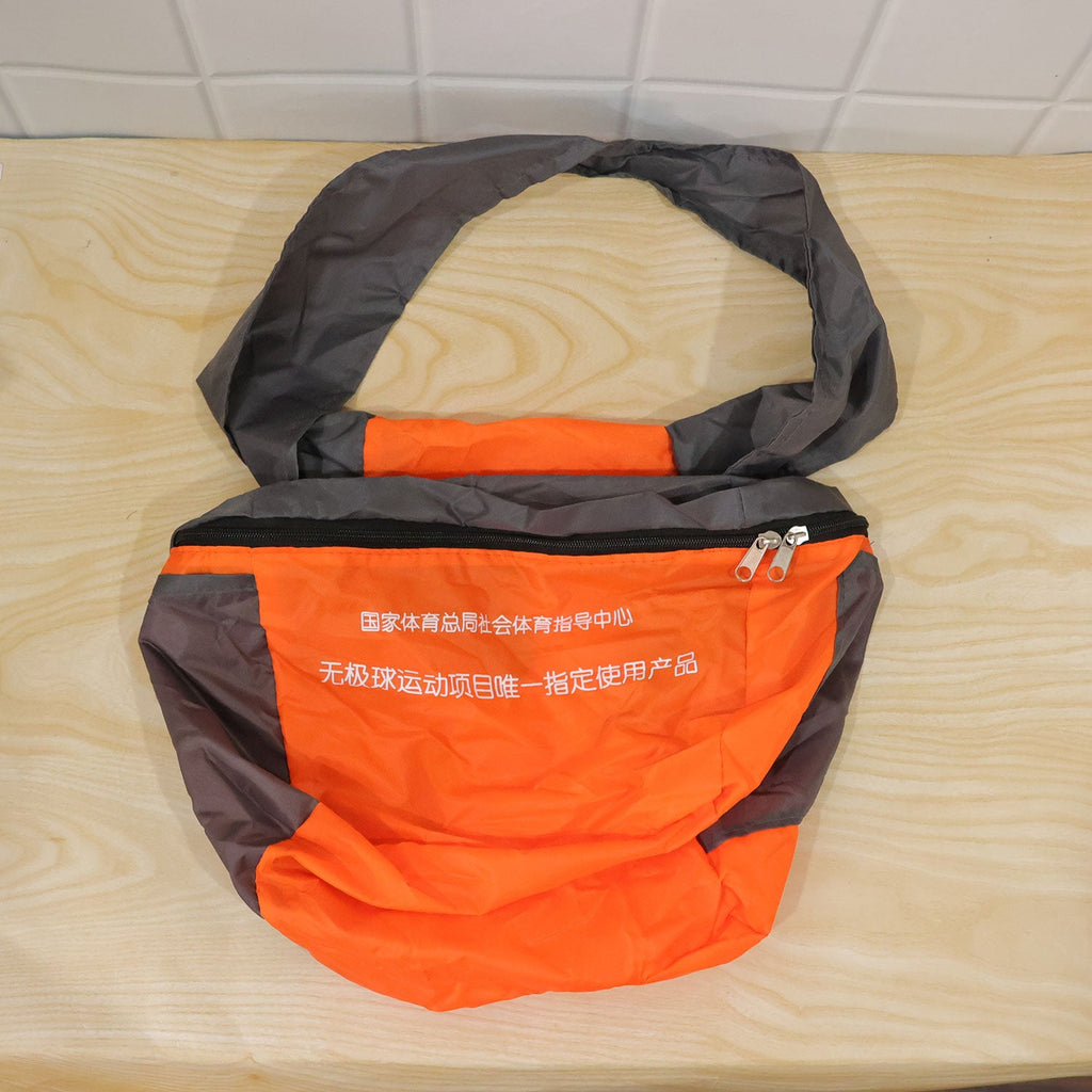 Travel Tote Carry Bag With Double Zippers And Shoulder Straps (1 Pc 26x33 Cm)